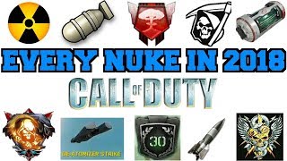 EVERY Nuke In Call Of Duty 2018 Montage