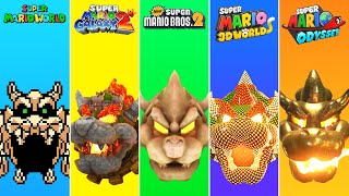 Evolution of Bowser's Castle in Super Mario Games (1985-2022)