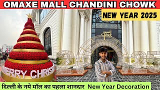 Omaxe Mall Chandini Chowk Christmas \u0026 New Year Decoration | Omaxe Chowk Chandini Chowk | Delhi Mall