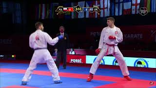 Gebka M. (POL) - Tzanos G. (GRE) | Bronze Medal| 56th EKF Senior Championship 2021