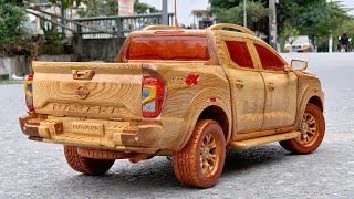 Wood Carving - Nissan Navara 2022 Pro 4X - Woodworking Art