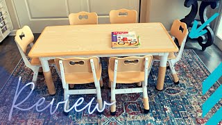 Kids table and chair amazon review