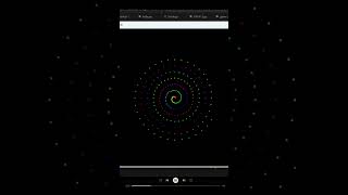Neon Hypnotic Spiral Animation in Python