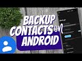 How to Backup Contacts on Android
