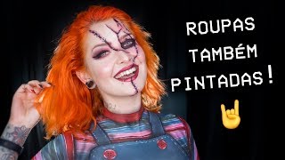 Pintura Corporal Dragao Aguia De Ouro Andrea Martins