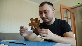 Fragile art  Kazakh artist carves pictures u0026 landscapes out of fallen leaves