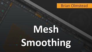 Mesh Smoothing in Modo