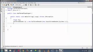 19.Inputting a float value in Java using BufferedReader.