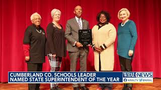 Cumberland County schools leader named state Superintendent of the year