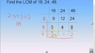 4-8 Least Common Multiple (LCM)