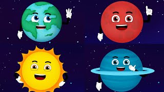 Canción De Los Planetas Para Niños (Con Letras). Supercanción Del Sistema Solar. Aprende Cantando🪐🌍🌞