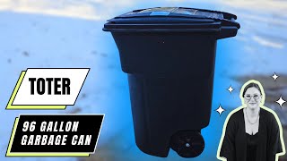 Toter 96-Gallon Garbage Cart Review: A Durable and Convenient Garbage Can