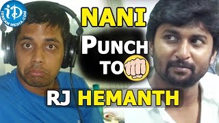 Nani Punch To RJ Hemanth - Bhale Bhale Magadivoy Song Launch At Radio Mirchi