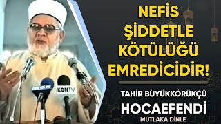 Nefis Şiddetle Kötülüğü Emredicidir! - Tahir Büyükkörükçü Hocaefendi