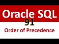 Oracle SQL Developer Tutorial For Beginners  91   Arithmetic Operations   Order of Precedence