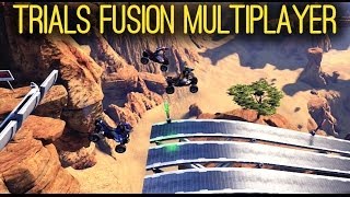 Let's Play Trials Fusion Multiplayer - All The Tracks