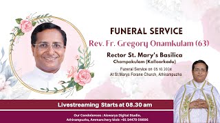 Livestreaming - Funeral Service of Rev. Fr. Gregory Onamkulam (63)