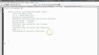 Java - String Methods Example 1 (charAt)