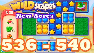 Wildscapes: New Acres Level 536 - 540 HD | 3 match | android | 537 | 538 | 539 | IOS【GameGo Game】