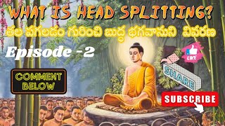 తల పగలడం గురించి బోధించిన బుద్ధ భగవానుడు | what is head splitting ?