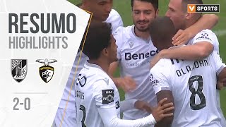 Highlights | Resumo: Vitória SC 2-0 Portimonense (Liga 19/20 #13)