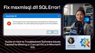 Fix msxmlsql.dll SQL Error!