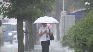 大気不安定　13日夕方にかけ、雷を伴った激しい雨や非常に激しい雨　警報級の大雨となる恐れも＝静岡