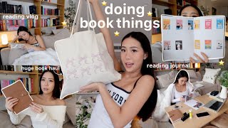 doing book things 🎀 reading vlog, book haul, reading journal, Etsy haul