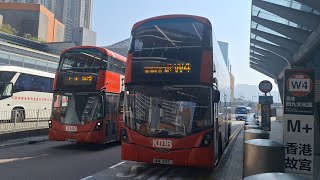 【俾CX1搶客|上層幾乎冇人】九巴 V6B131 WM507@W4線| 高鐵（西九龍站）HSR West Kowloon Station↺香港故宮文化博物館 HK Palace Museum (原速)