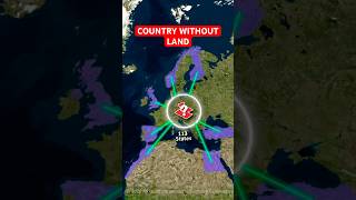 The Secret Country Without Land 🔥 #shorts #maps #facts #countries #geopolitics #history #europe