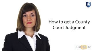 How to get a County Court Judgement