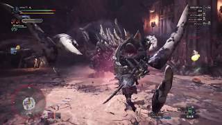 MHW 泥土と骨鎚の激突合戦 太刀ソロ