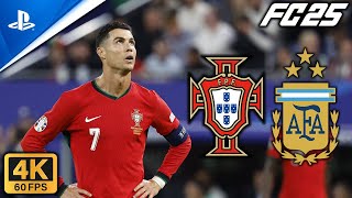 FC 25 - Portugal vs Argentina | FT. Ronaldo \u0026 Messi ⚽ 4K60FPS Gameplay