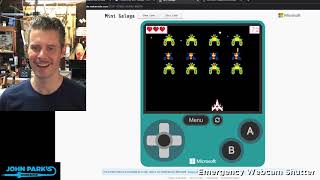 MakeCode Arcade Game of the Week: Mini Galaga @adafruit @johnedgarpark #adafruit @MSMakeCode