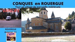 #vanlife  Aveyron : #CONQUES EN ROUERGUE , village médiéval ,en #fourgon aménagé