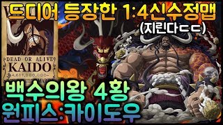 파오캐 드디어 나온 1:4신수정맵 원피스『4황 카이도우』