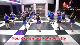 You Are Smart I Am Pretty｜Line Dance by Penny Tan｜你瀟灑我漂亮｜4K