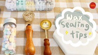 (eng) 실링 왁스 배우기 💡 Wax sealing tips ASMR