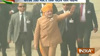 67th Republic Day: PM Narendra Modi Interacts with People at Rajpath