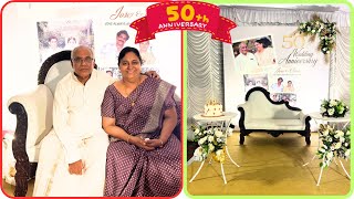 50TH WEDDING ANNIVERSARY JOSE \u0026 CLARA I  KERALA 2024 I GOLDEN JUBILEE CELEBRATION