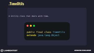 org testng util TimeUtils with example
