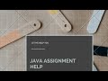 Do my Java Homework, Java Assignment Help