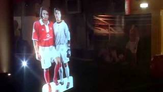 100% Transparent Holographic Projection Film   Football