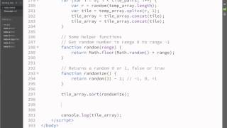 18 Daily JavaScript Array Sort, Random Sort, jQuery Each