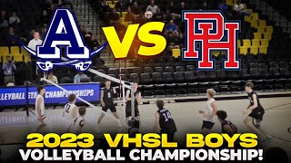 2023 VHSL Boys Volleyball State Finals Patrick Henry HS vs Atlee High School November 17th, 2023