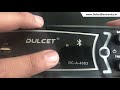 dulcet dc a 4003 car stereo detailed english unboxing