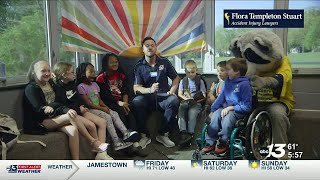 Poppy's Field Trip visits Stevenson Elementary