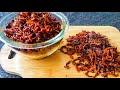 Resepi Sambal Kering Rangup & Garing Ala Che Nor | Kekal Garing & Rangup Sehingga 3 Bulan | 3 Bahan