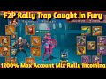 F2P Rally Trap Vs Max Account Mixed Rally | Countered While Online | Lords Mobile