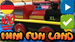 Eichhorn Battery Operated Locomotive  Mini Fun Land in motion on Plarail Track (000163)